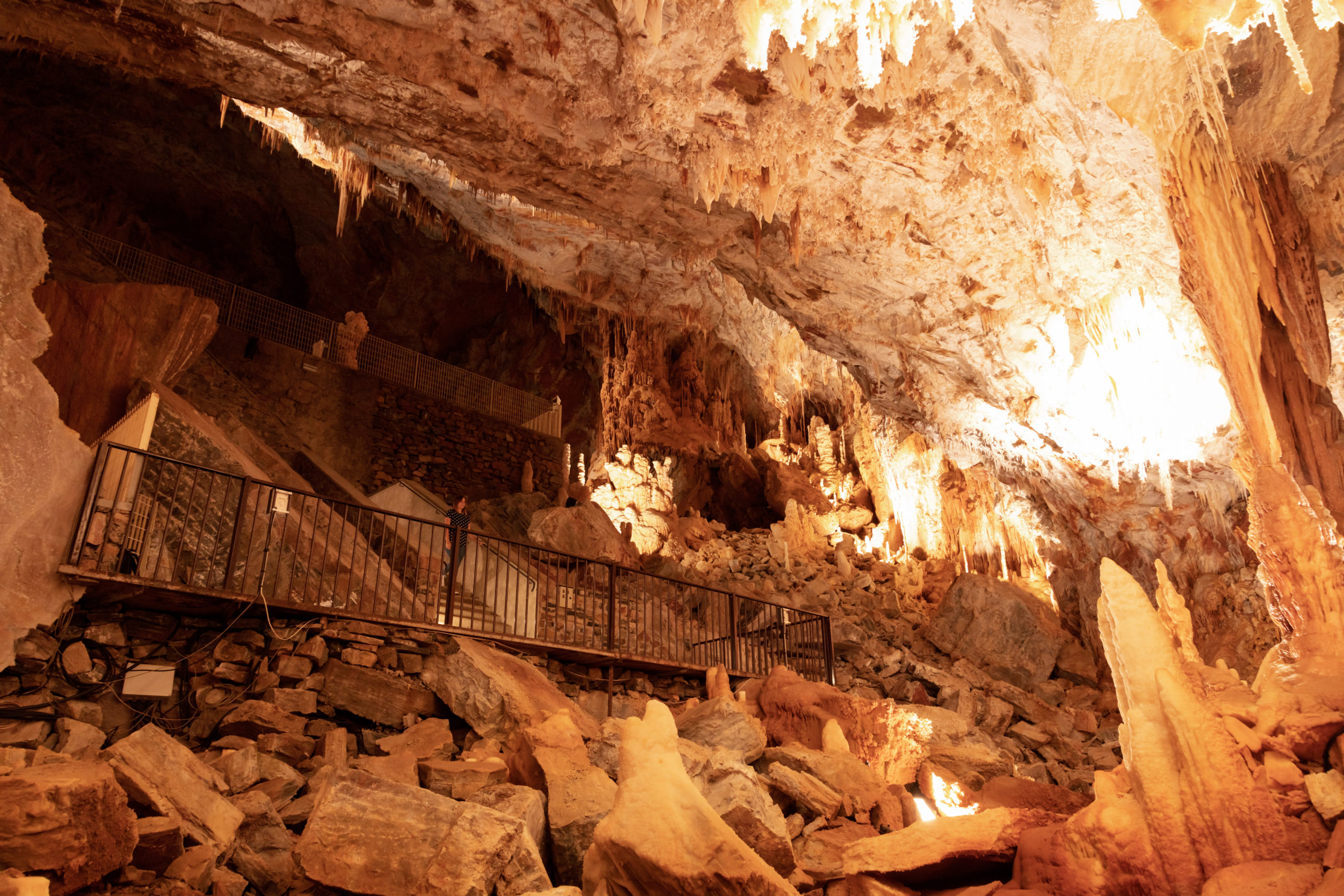 Gouffre de Cabrespine lumieres son